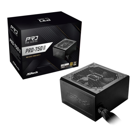 Power Supply|ASROCK|ATX|PC|100 - 240 V|750 W|PRO-750G