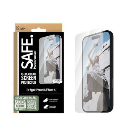 PanzerGlass SAFE Ekrano Apsauginis Stiklas Apple iPhone 16