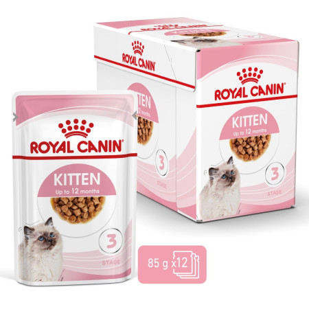 ROYAL CANIN FHN Katinai Instinctive - drėgna mėsa kačiukams - 12x85g