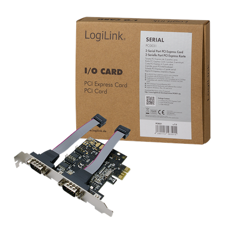 Logilink | 2 x serial (COM) | PCIe