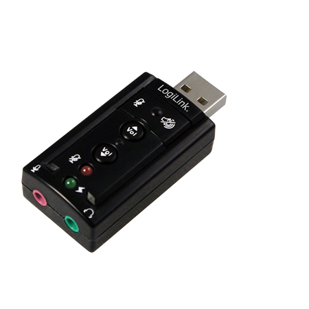 Logilink | USB Audio adapter, 7.1 sound effect