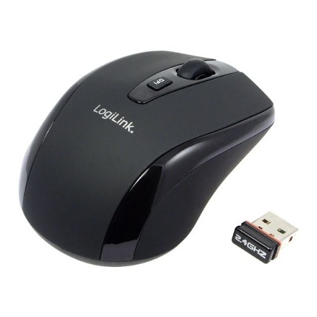 Logilink | Maus optisch Funk 2.4 GHz | 2.4GH wireless mini mouse with autolink | wireless | Black