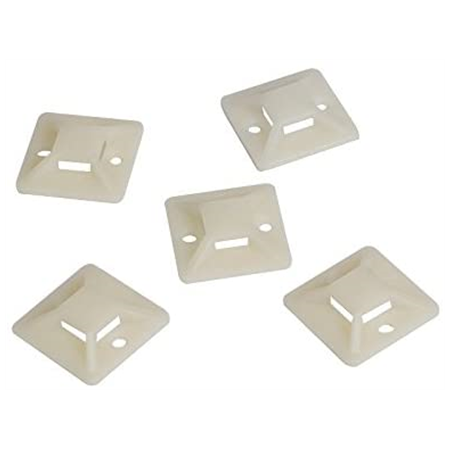 Cable Tie Mounts 20x20 mm | KAB0042 | Self-adhesive, for cable ties