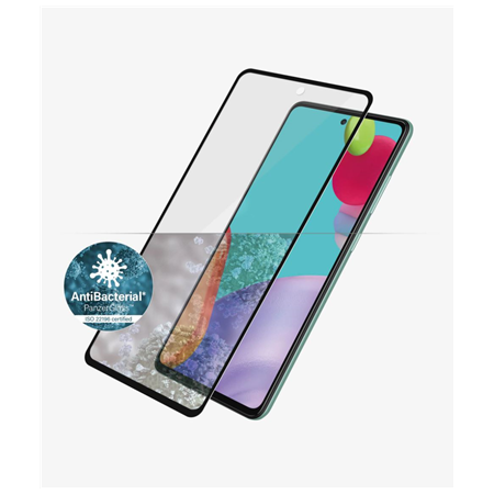 PanzerGlass | Samsung | Galaxy A52 | Black/Transparent | Antifingerprint screen protector