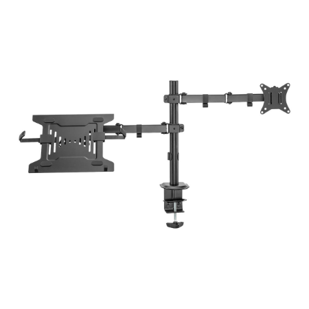 Digitus | Desk Mount | DA-90436 | Tilt, swivel, height adjustment, rotate | Maximum weight (capacity) 9 kg | Black