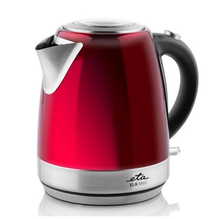 ETA | Mini Kettle | ETA859990010 | Electric | 2100 W | 1.2 L | Stainless steel | 360° rotational base | Red