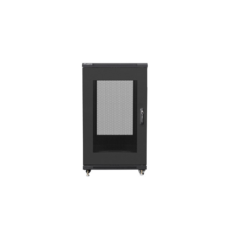 Lanberg | Rack cabinet 19" free-standing 22U/600x800 (flat pack) with mesh door | FF01-6822-23B | Black