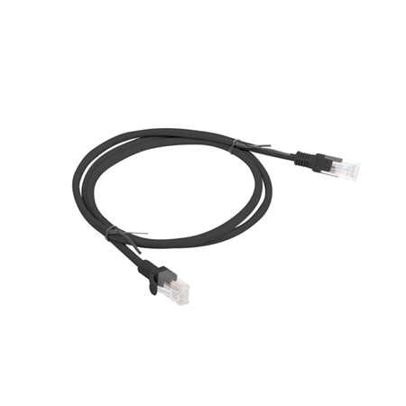 Lanberg | Patchcord CAT.5E UTP | PCU5-10CC-0100-BK | 1 m | Black