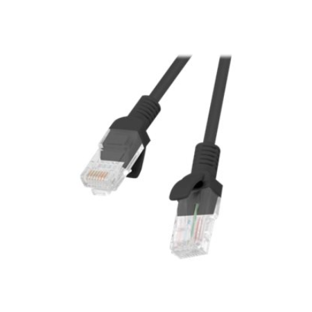 Lanberg | Patchcord CAT.5E UTP | PCU5-10CC-0100-BK | 1 m | Black