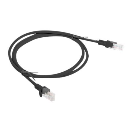 Lanberg | Patchcord CAT.5E UTP | PCU5-10CC-0100-BK | 1 m | Black