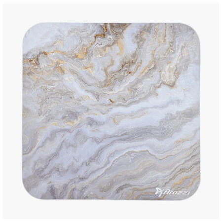 Arozzi Zona Square Floor Pad | White Marble
