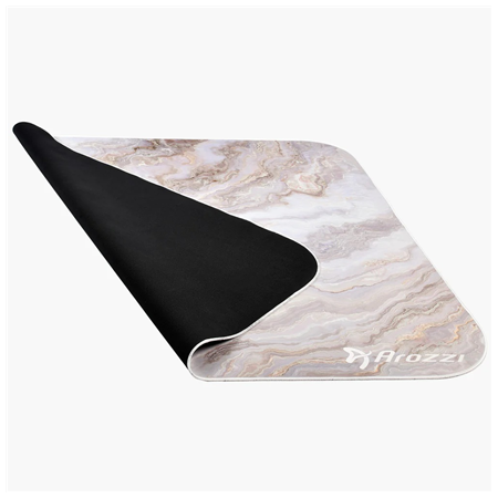 Arozzi Zona Square Floor Pad | White Marble