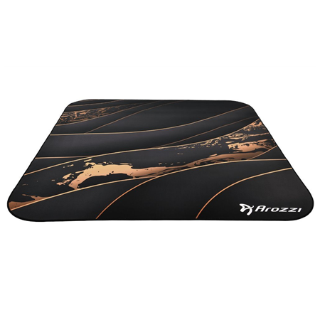 Arozzi Zona Square Floor Pad | Black/Gold