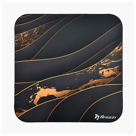 Arozzi Zona Square Floor Pad | Black/Gold