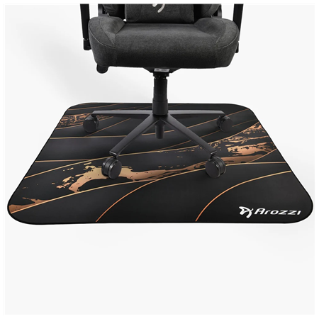 Arozzi Zona Square Floor Pad | Black/Gold