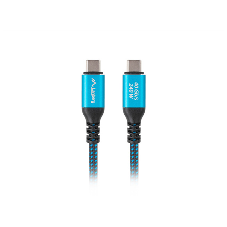 Lanberg USB-C M/M 4.0 CABLE 240W 8K 60HZ | CA-CMCM-45CU-0020-BK
