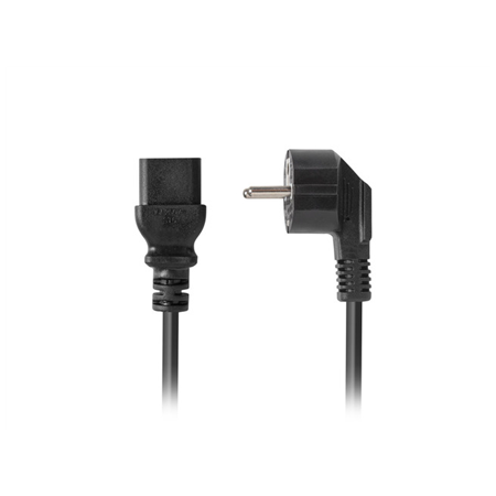 Lanberg | CEE 7/7- to IEC 320 C19 power cord, 16A VDE | CA-C19C-10CC-0018-BK