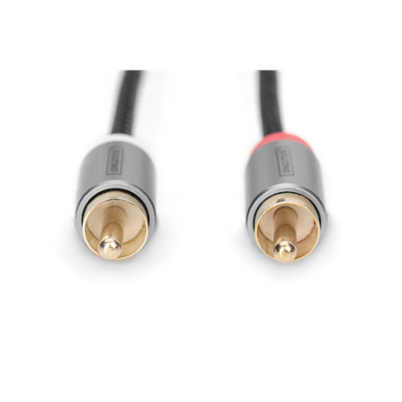 Digitus Audio adapter cable, 3.5 mm stereo jack to RCA | DB-510330-010-S