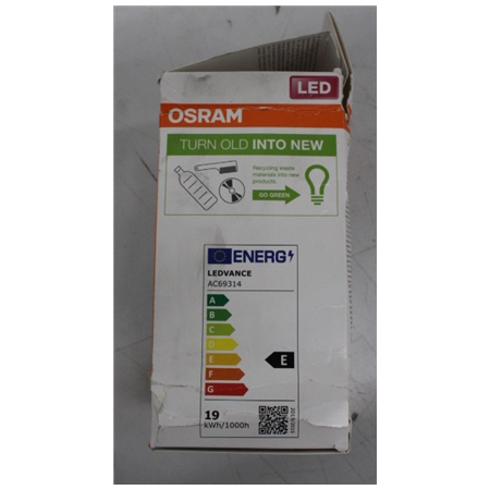 SALE OUT. Osram | Parathom Classic LED | E27 | 19 W | Warm White | DAMAGED PACKAGING