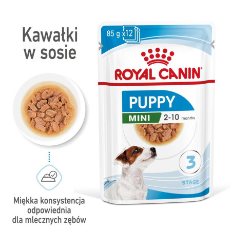 Royal Canin SHN Mini Puppy - šlapia maistas šuniukams - 12x85g