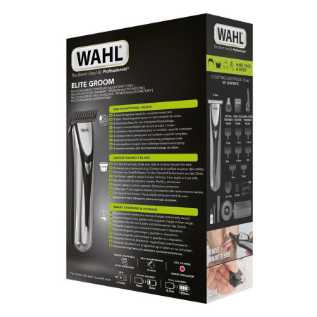 WAHL Elite Groom plaukų kirpimo mašinėlė Juoda, Sidabras Ličio-jonų (Li-Ion)
