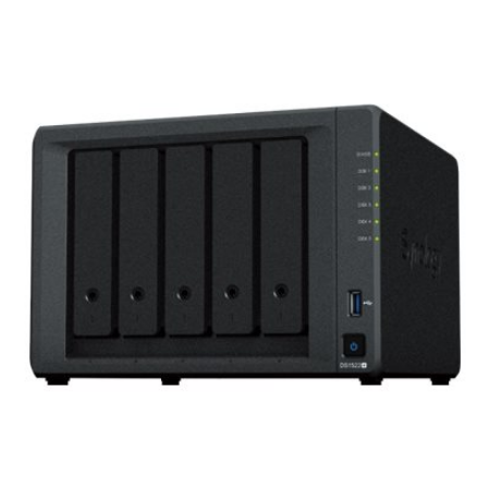 Synology | DiskStation | DS1522+ 5-bay | AMD Ryzen | R1600 | Processor frequency 2.6 GHz | 8 GB | DDR4