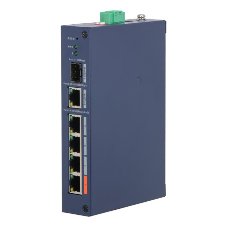 Switch|DAHUA|Switch type Managed|Switch layer L2|Form factor Desktop|4xRJ-45 ports|RJ-45 Ports Type Fast Ethernet (10/100)|4xFas