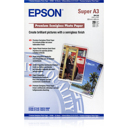 Epson Premium popierius, DIN A3+, 250g/m²