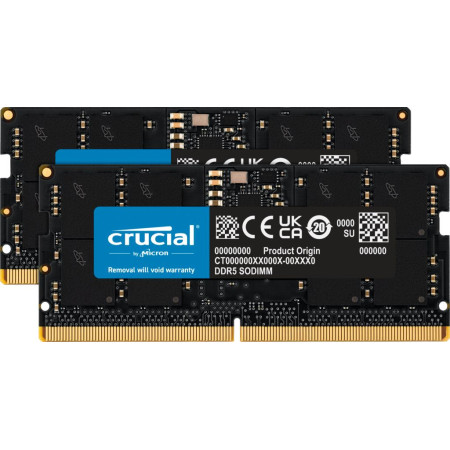 Crucial 32GB (2x16GB) 5600MHz DDR5 SODIMM