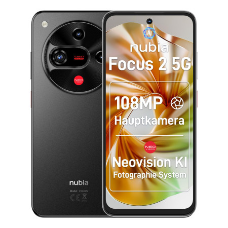 NUBIA Focus 2 5G mobilusis telefonas 8/256GB juodas