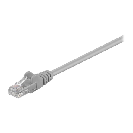 Goobay | CAT 5e patch cable, U/UTP | Grey RJ45 male (8P8C) | RJ45 male (8P8C)