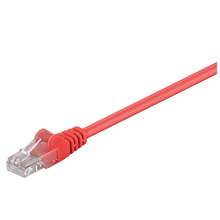 Goobay | CAT 5e patch cable, U/UTP, Red, 10 m | 68349