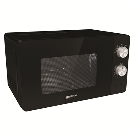 Gorenje | Microwave oven | MO20E1B | Free standing | 20 L | 800 W | Black