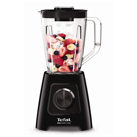 TEFAL | Blender | BL420838 BlendForce | Tabletop | 600 W | Jar material Plastic | Jar capacity 1.25 L | Ice crushing | Black