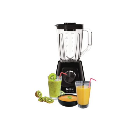 TEFAL | Blender | BL420838 BlendForce | Tabletop | 600 W | Jar material Plastic | Jar capacity 1.25 L | Ice crushing | Black