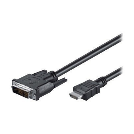 Goobay | DVI-D/HDMI cable, nickel plated | 50580 | DVI-D male Single-Link (18+1 pin) | HDMI male (type A) | 2 m