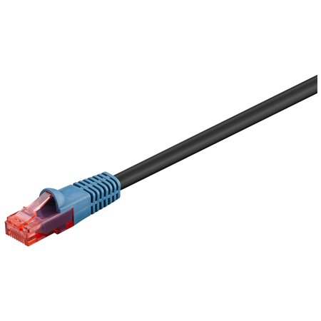 CAT 6 Outdoor-patch cable U/UTP | 94389 | Prewired, unshielded LAN cable with RJ45 plugs for connecting network components; Doub