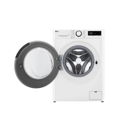 LG | Washing machine | F2WR508SWW | Energy efficiency class A | Front loading | Washing capacity 8 kg | 1200 RPM | Depth 47.5 cm