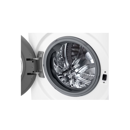 LG | Washing machine | F2WR508SWW | Energy efficiency class A | Front loading | Washing capacity 8 kg | 1200 RPM | Depth 47.5 cm