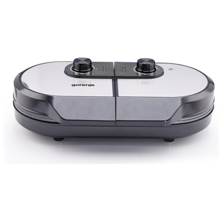 Gorenje | Mini Grill, Waffle plate | WM1400SB | Electric Grill | 1400 W | Diameter 18 cm | Black