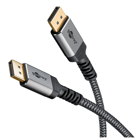Goobay DisplayPort Cable 2.0/2.1, 80 Gbit/s | 75684 | DisplayPort to  DisplayPort