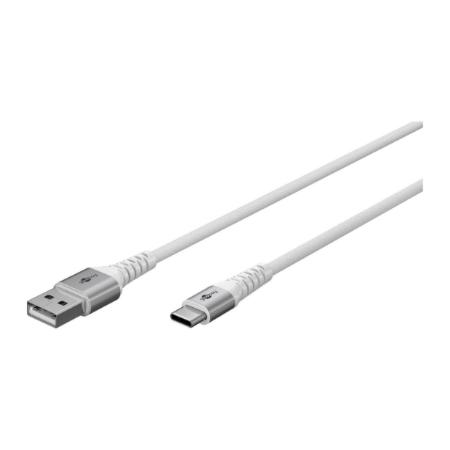 Goobay USB-C to USB-A Supersoft Textile Cable with Metal Plugs | 74530