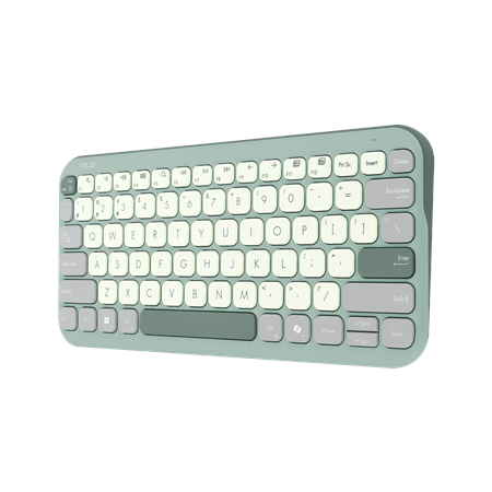 Asus Marshmallow KW100 | Keyboard | Wireless | US International | Green Tea Latte | Bluetooth
