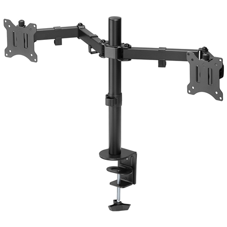 Goobay Dual Monitor Mount Flex | Swivel, Tilt, Rotation | 17-32 " | Maximum weight (capacity) 8 kg | Black