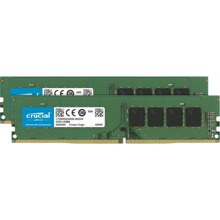 MEMORY DIMM 16GB PC25600 DDR4/KIT2 CT2K8G4DFRA32A CRUCIAL