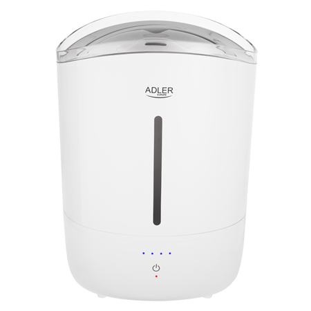 Adler Humidifier | AD 7971 | 30 W | Water tank capacity 5 L | Ultrasonic | Humidification capacity 100-250 ml/hr | White