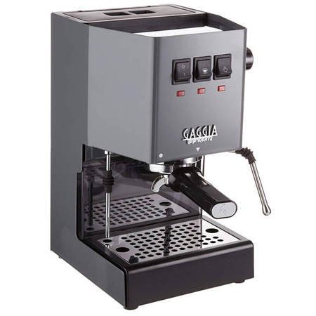 Gaggia | Coffee Maker | RI9481/16 Classic E24 | Pump pressure 15 bar | Built-in milk frother | Semi-automatic | Industrial Grey