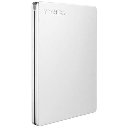 Toshiba Canvio Slim 2TB sidabrinis