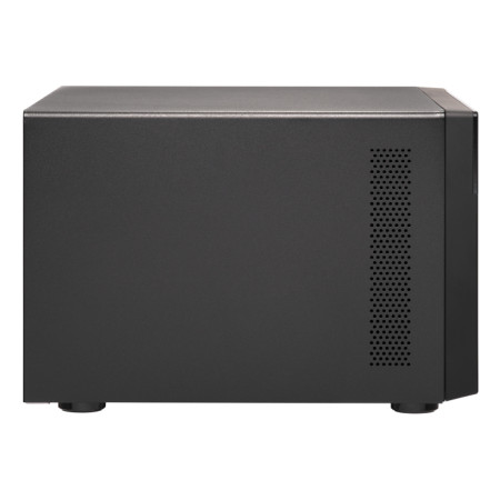 QNAP TL-D800S saugojimo diskų korpusas HDD / SSD aptvaras Juoda, Pilka 2.5/3.5"