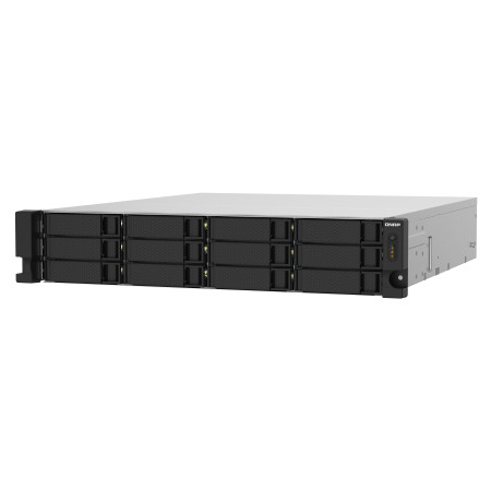 QNAP TS-1232PXU-RP NAS Stovas (2U) Juodas